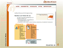 Tablet Screenshot of galliard-engineering.com